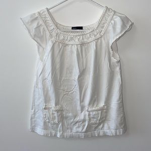 GAP WHITE TEE SHIRT BLOUSE